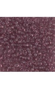 Miyuki rocailles Perlen 8/0 - Transparent smoky amethyst 8-142
